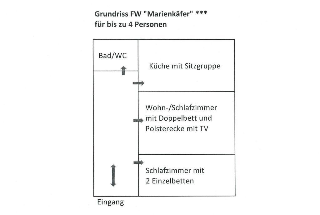 Ferienwohnung Marienkaefer Wulkow  Buitenkant foto